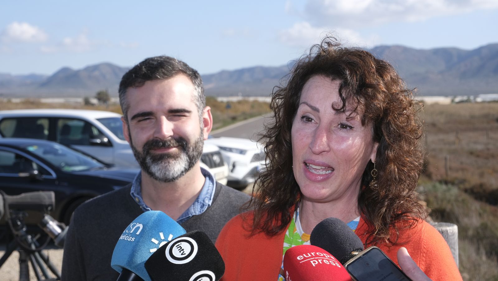 Imágenes de las Salinas de Cabo de Gata con agua otra vez