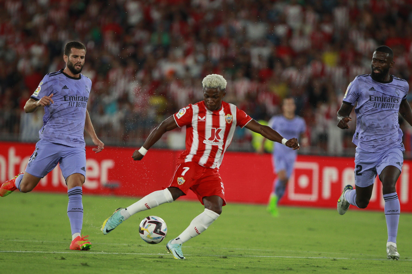 Imágenes del partido U.D. Almería-Real Madrid C.F. de la Liga Santander