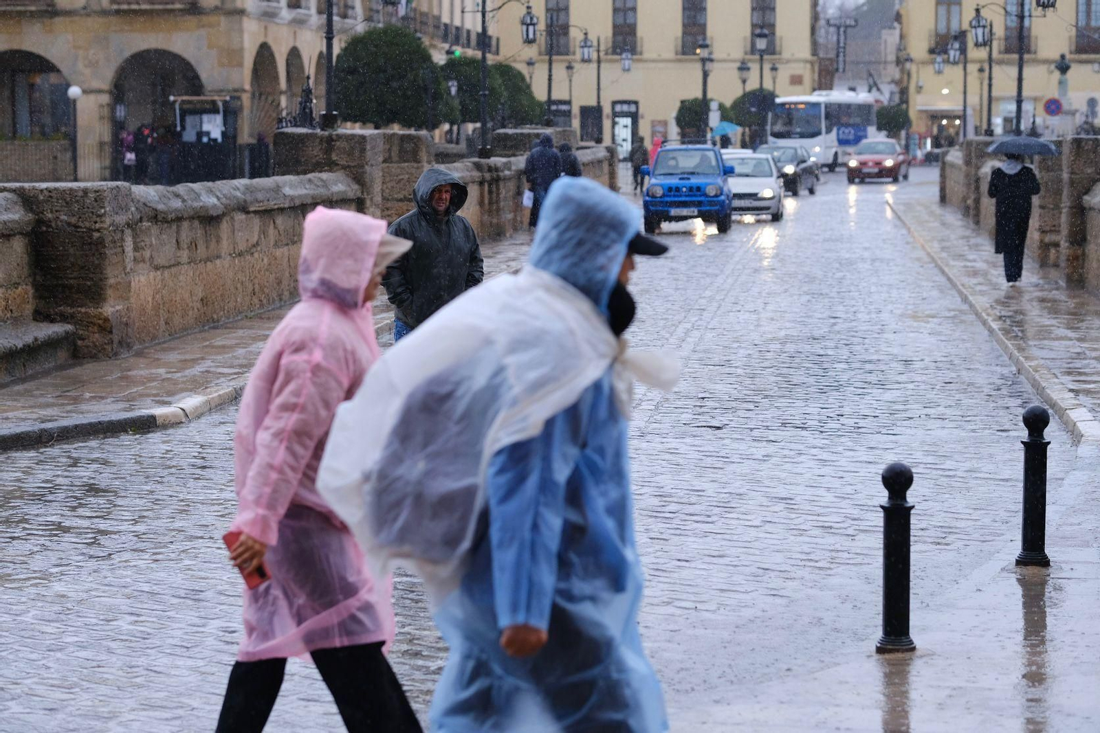 Las imágenes de la lluvia de la borrasca Karlotta en Ronda Las imágenes de la lluvia de la borrasca Karlotta en Ronda