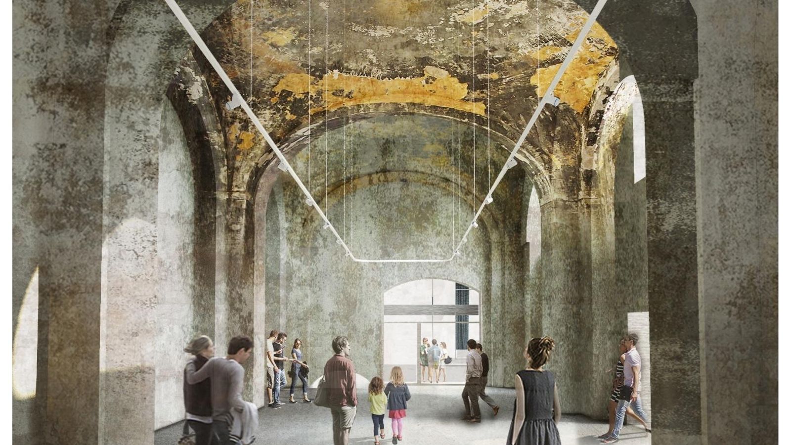 Una de las naves de la fábrica que podrá visitarse.