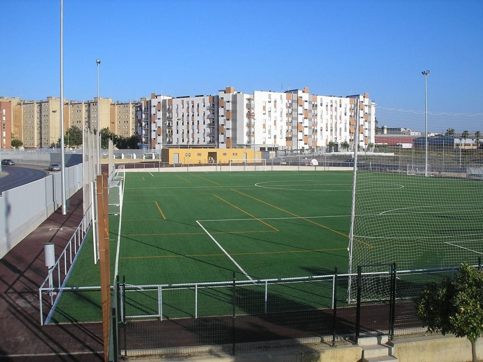 Una imagen del campo de fútbol de San Telmo. Una imagen del campo de fútbol de San Telmo.