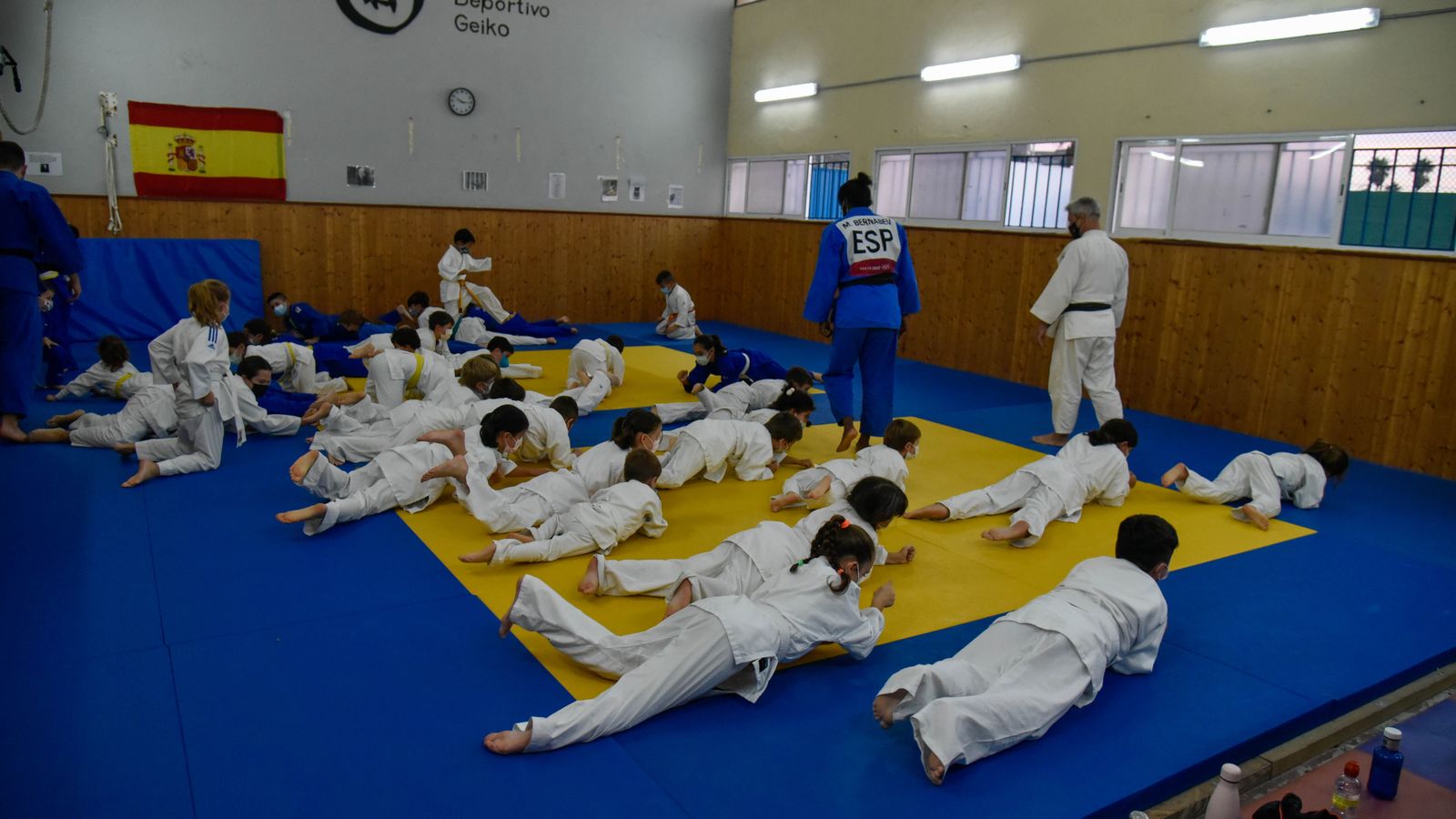 Las fotos de la clase magistral de María Bernabéu judoka olimpica