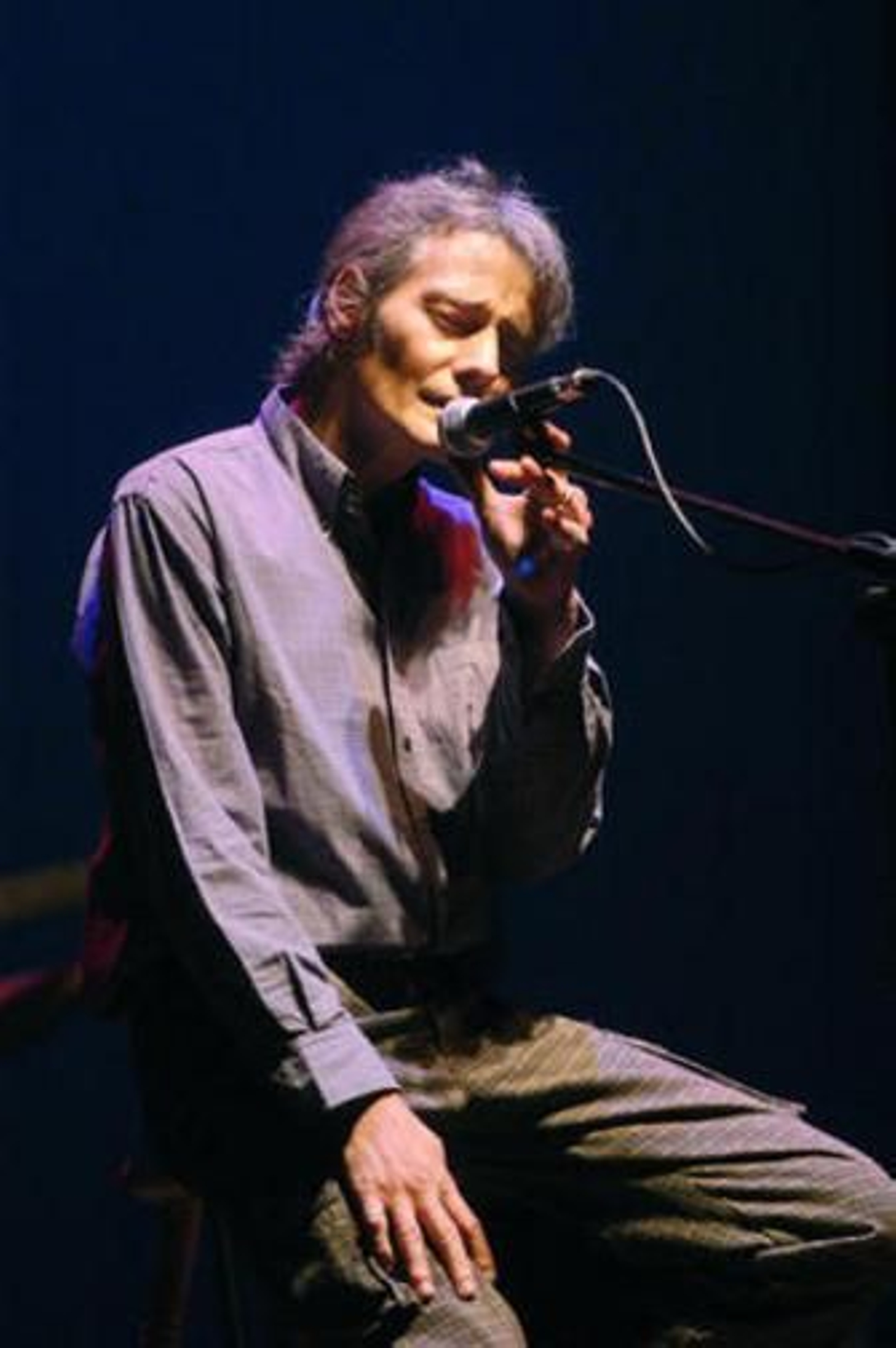 Antonio Vega, durante una actución en 2004.