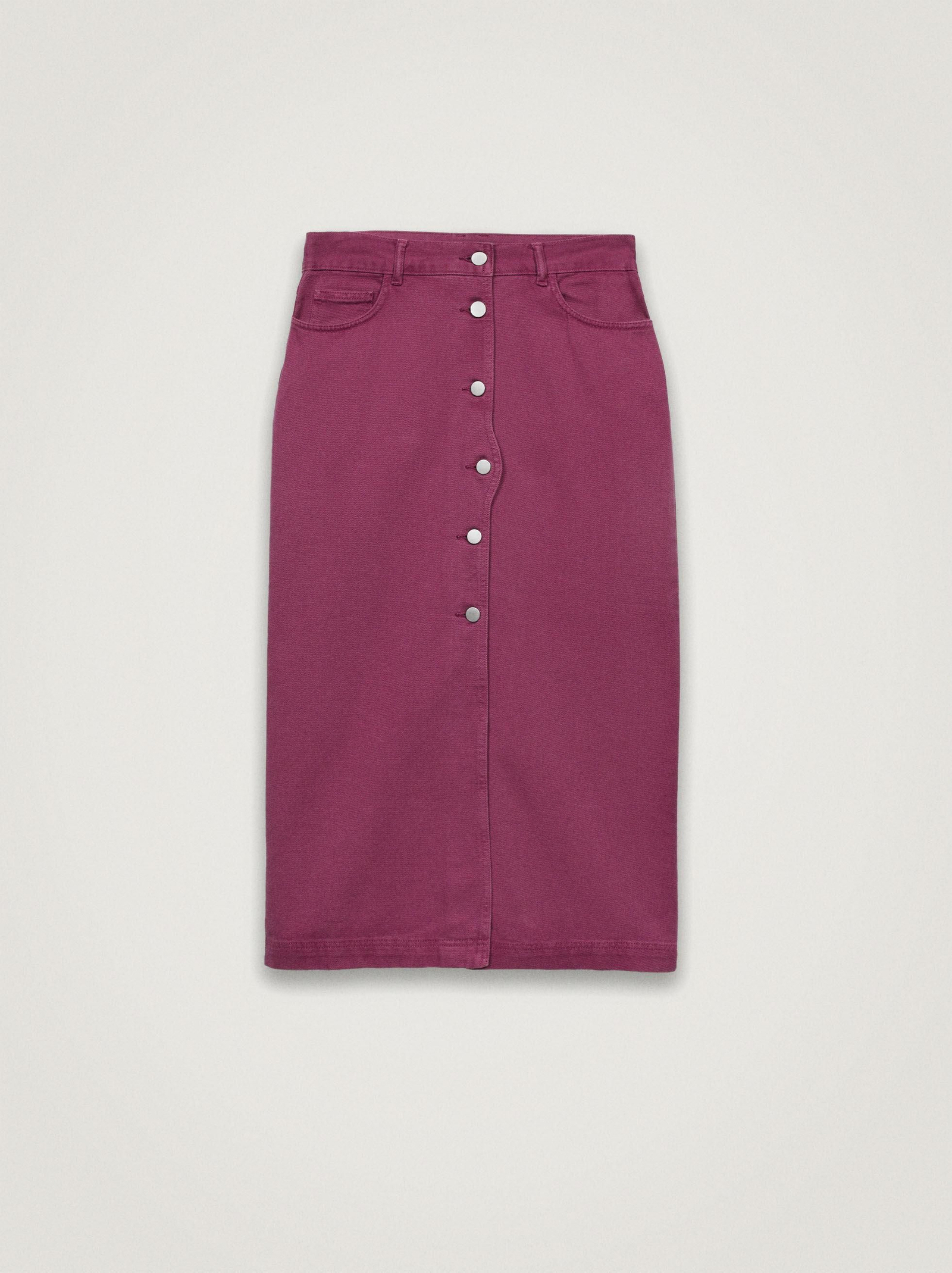 Falda vaquera rosa de Parfois.