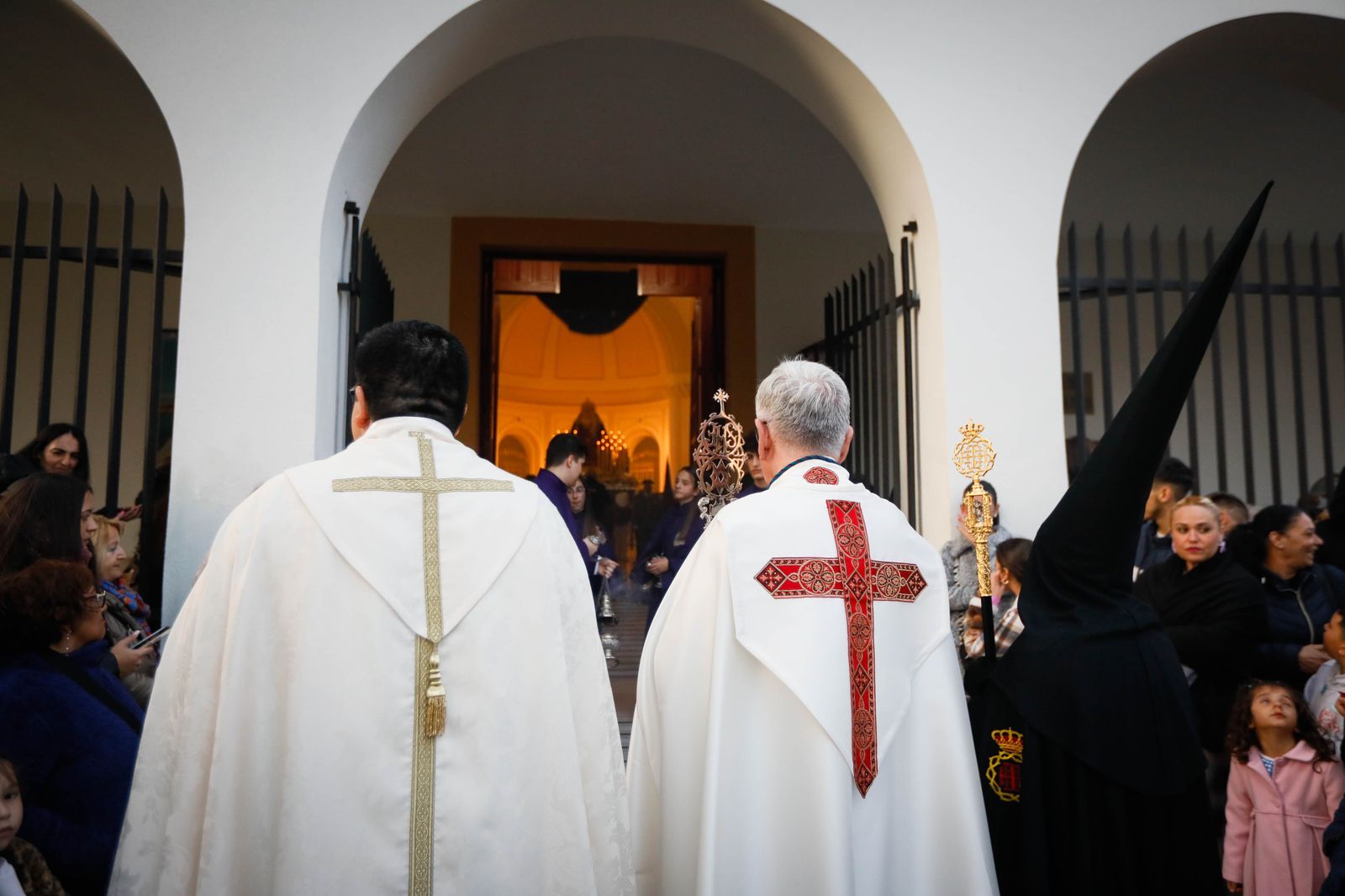 La procesión del Encuentro, en imágenes