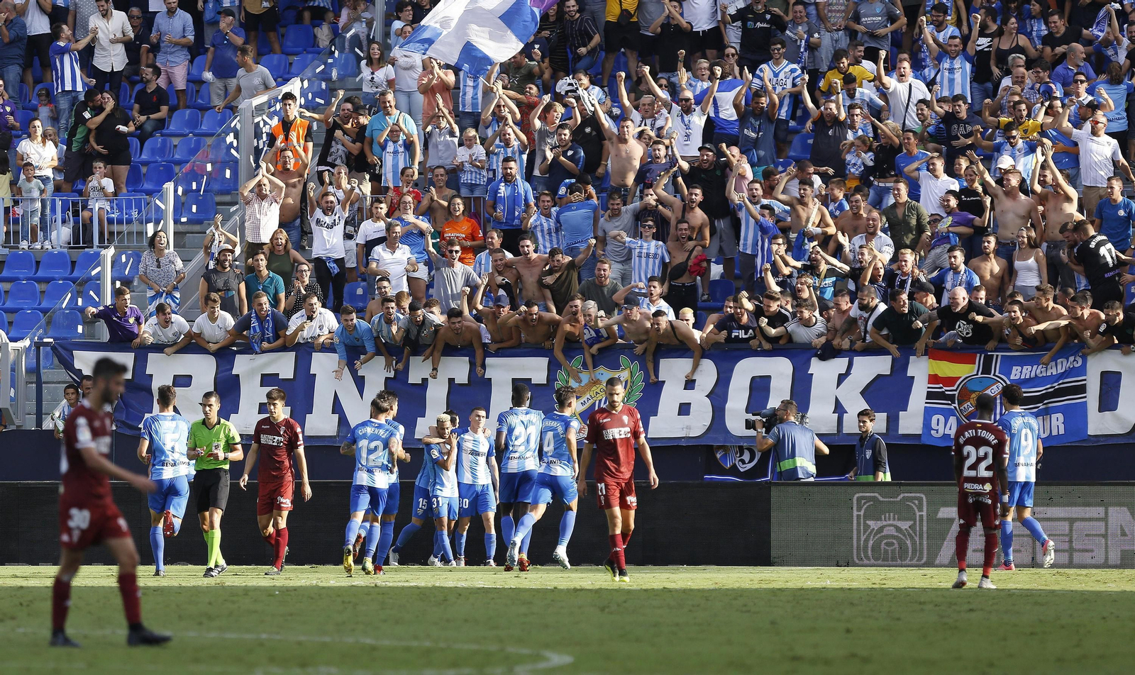 El Málaga CF-Córdoba CF, en imágenes