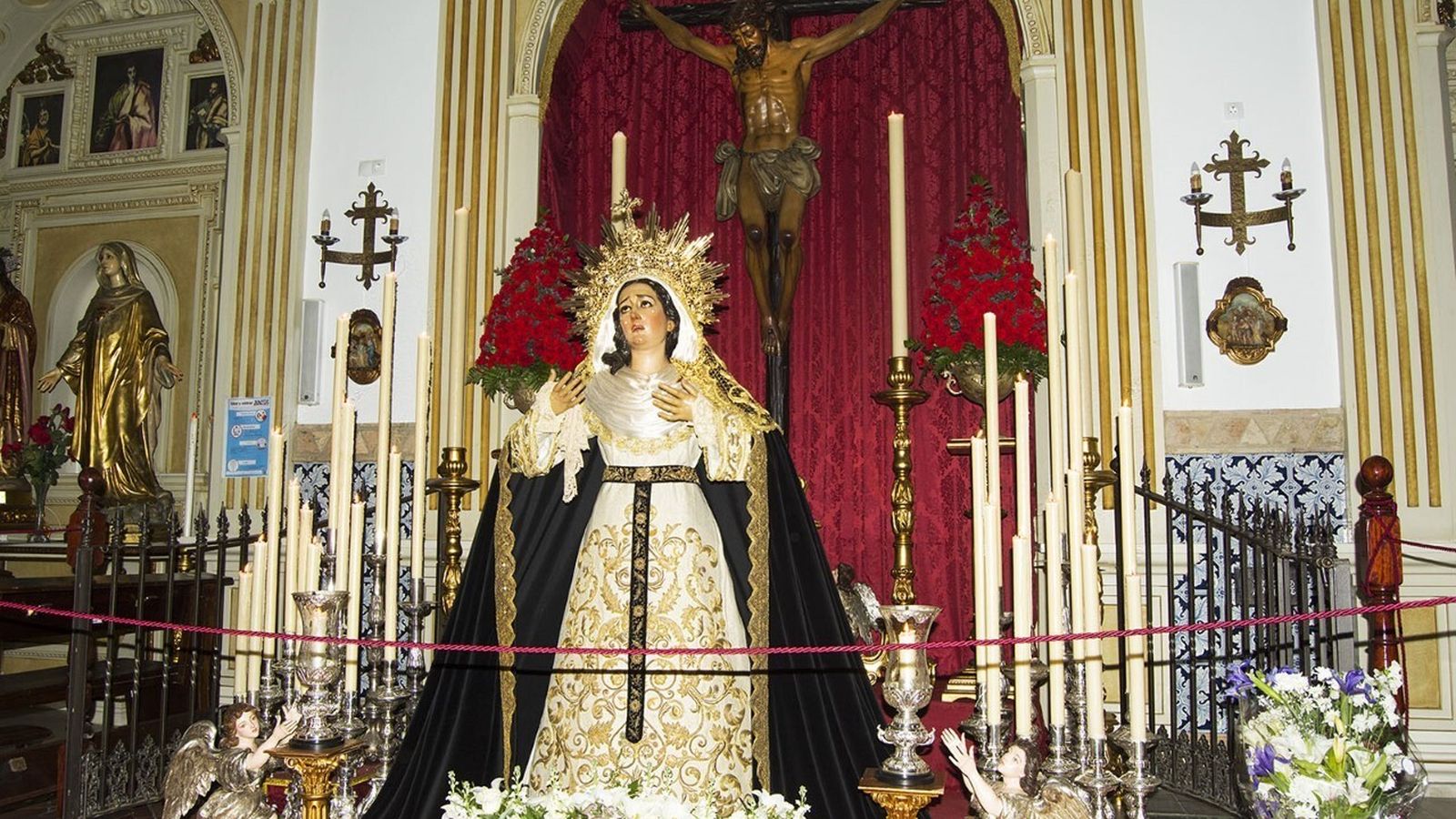 Imágenes titulares de la Hermandad de la Buena Muerte.