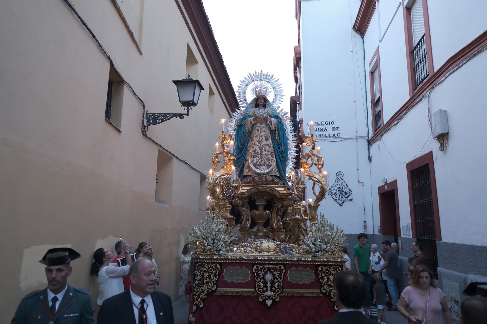 Las imágenes de la procesión de la Virgen de la Encarnación