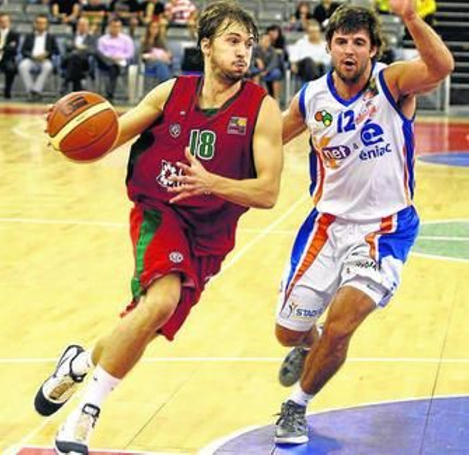 Rai López, en pleno contraataque, el día que se lesionó.