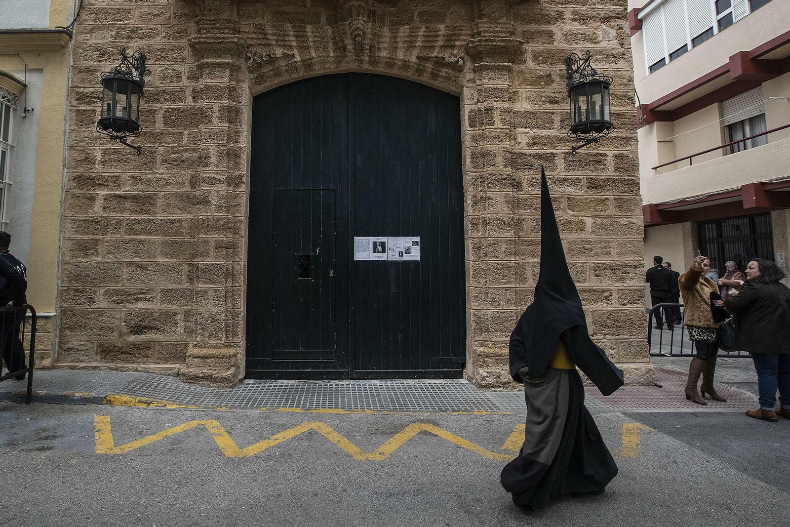 Vera Cruz, las imágenes de un Miércoles Santo frustrado