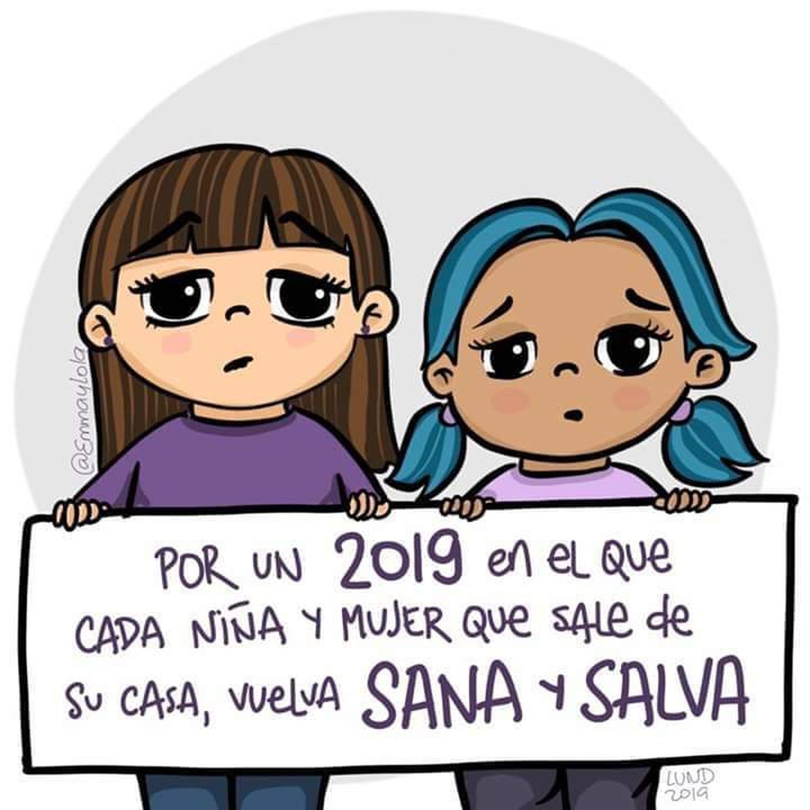 Campaña por la seguridad de las mujeres tras la muerte de Laura Luelmo.