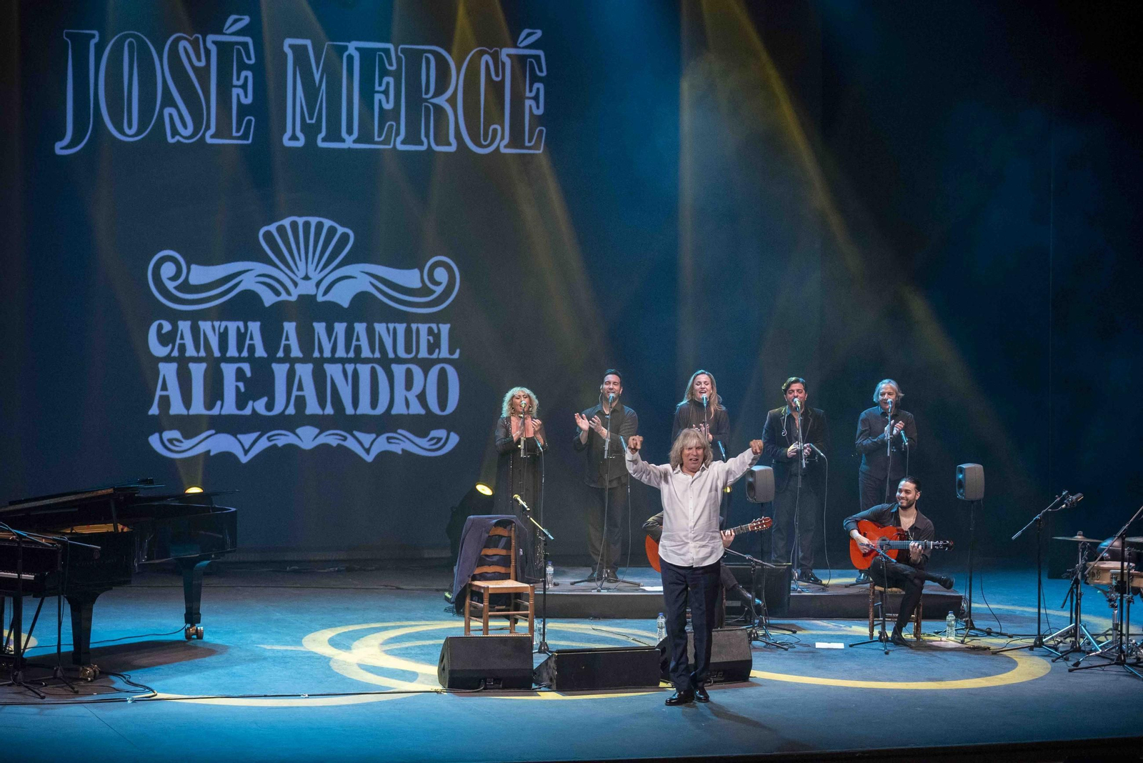 El cantaor José Mercé ofreció un concierto histórico en el Auditorio Maestro Padilla.