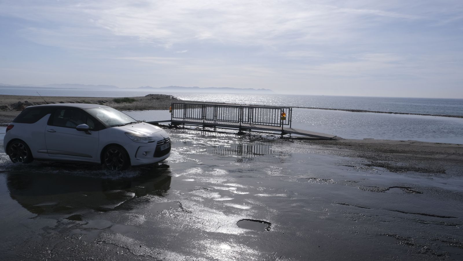 Imágenes del 'lago artificial' de Costacabana