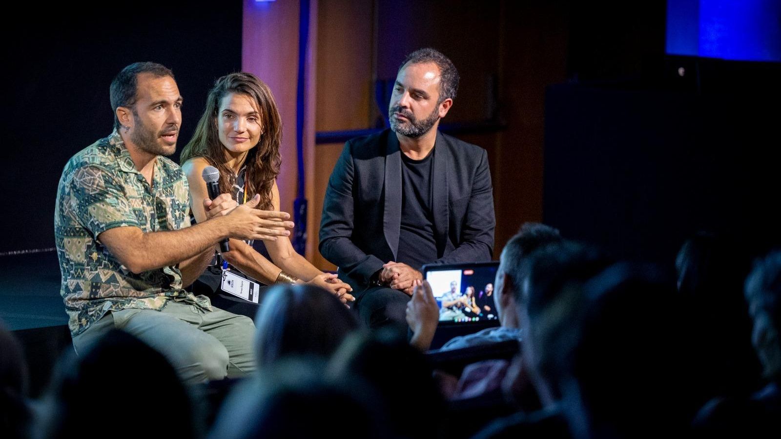 Diego Villalba se dirige al auditorio presente en el Palacio de Congresos