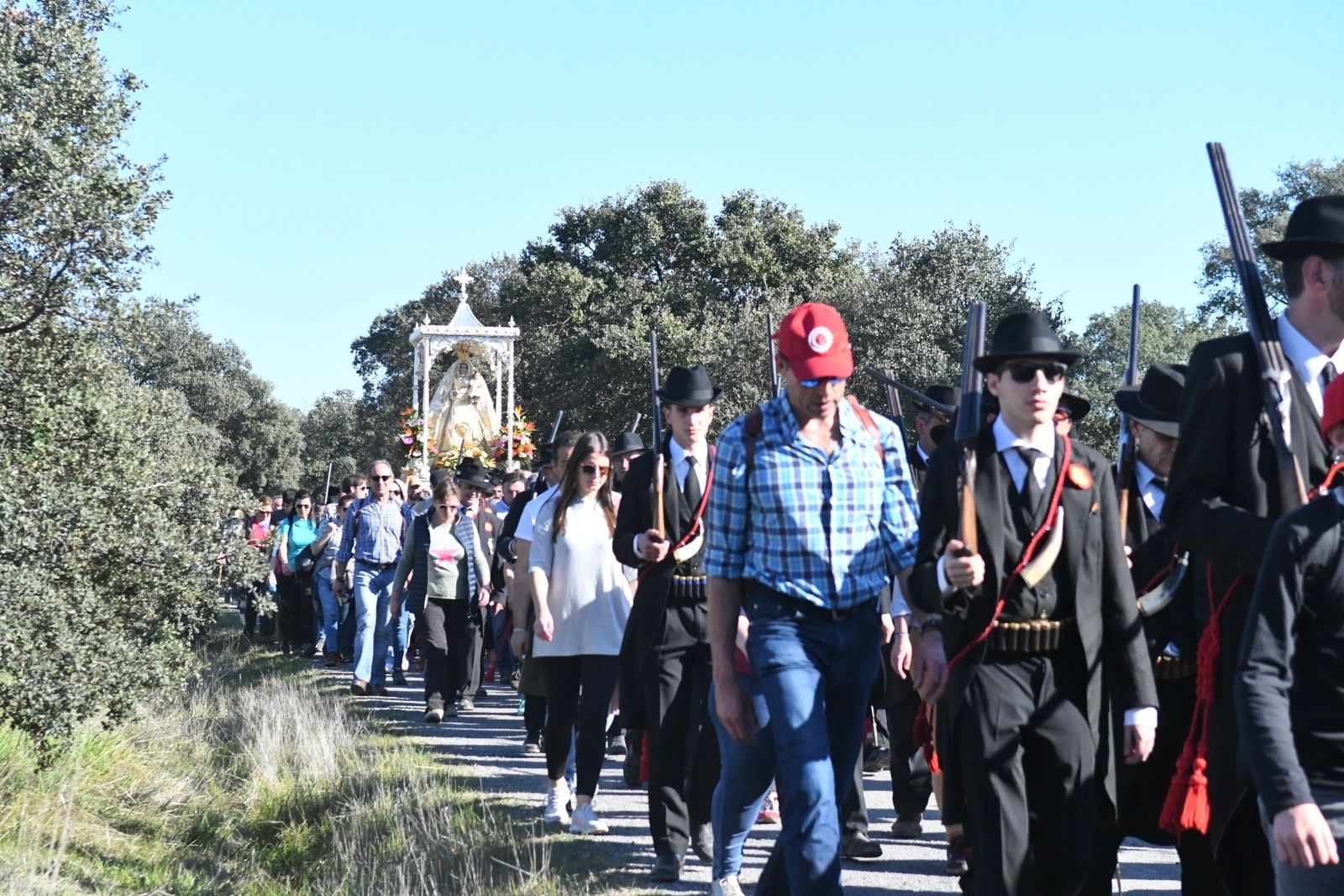 Romería de llevada de la Virgen de Luna a Pozoblanco, en fotos