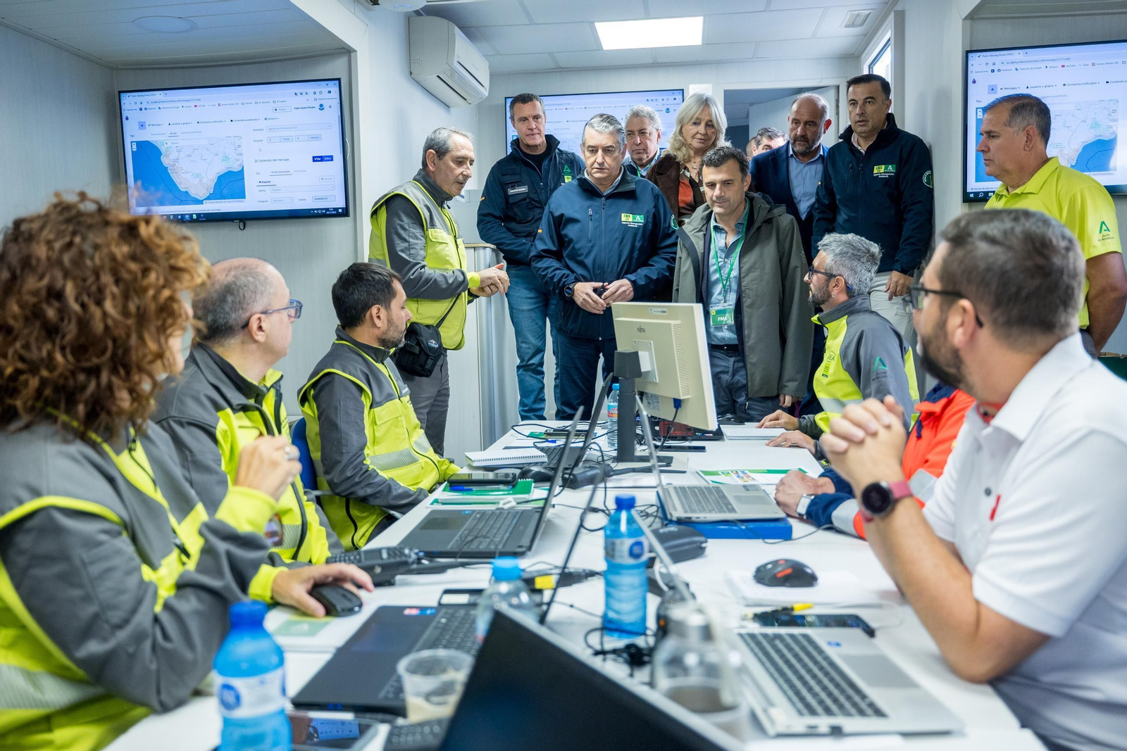 Todas las imágenes del simulacro de tsunami en Cádiz