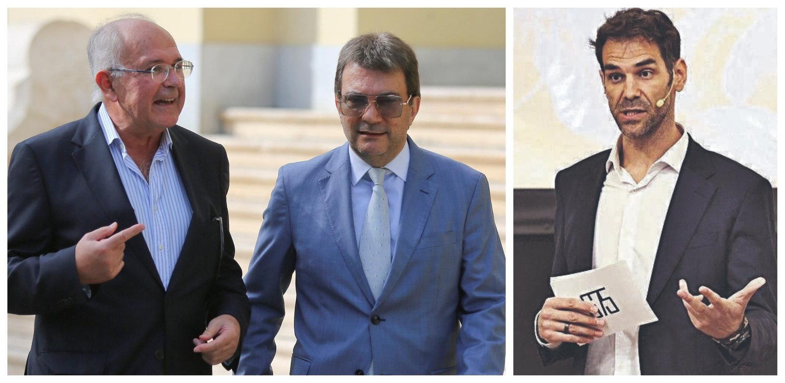 J. C. Aguilera, Jamal Iglesias y Calderón