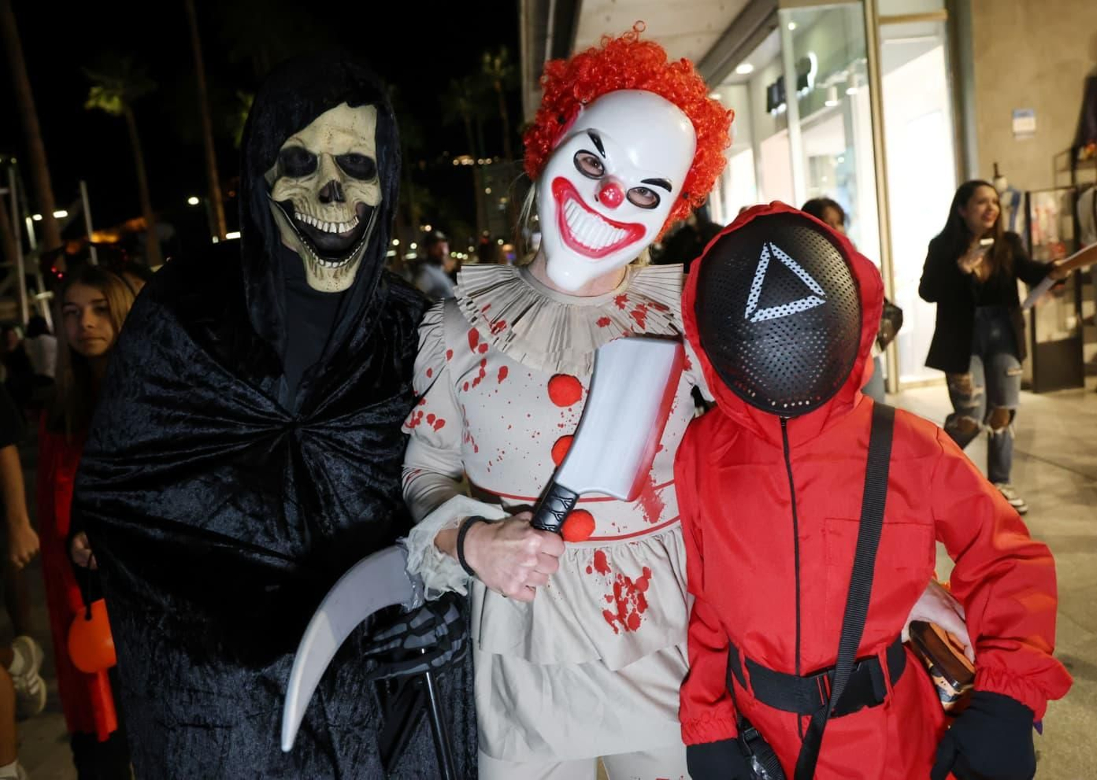 La noche de Halloween en Málaga, en imágenes