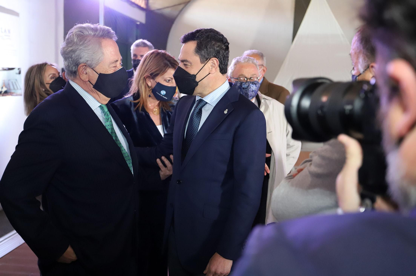 Imágenes del acto de inicio de las obras de la Marina Deportiva del Puerto de Huelva