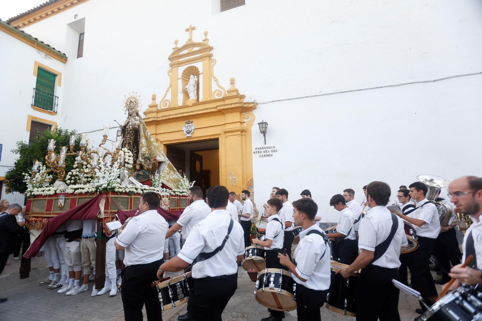 La procesión de la Virgen del Carmen de Puerta Nueva, en imágenes