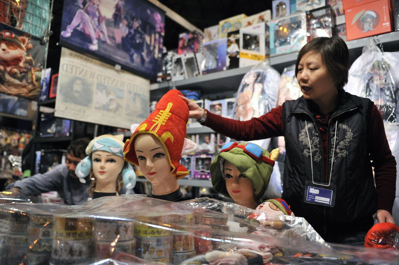 Uno de los puestos del Festival Mangafest.