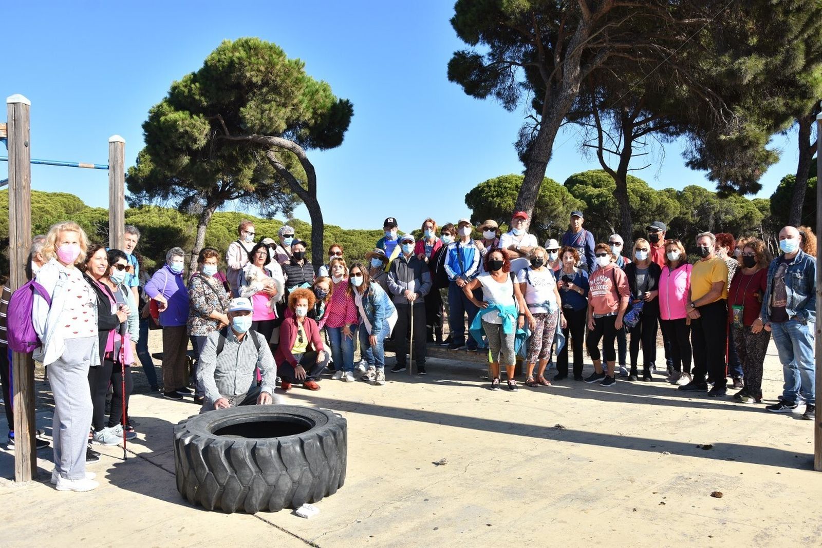 Los mayores de Punta Umbría disfrutaron de una agradable jornada.