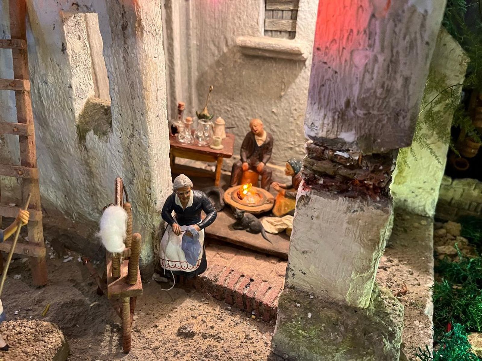 Una de las escenas cotidianas que suelen acompañar a los nacimientos.