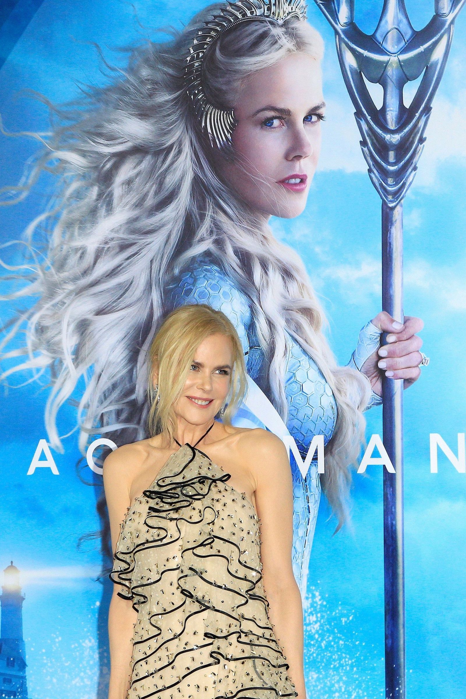 El reparto de 'Aquaman' resplandece en Los Ángeles