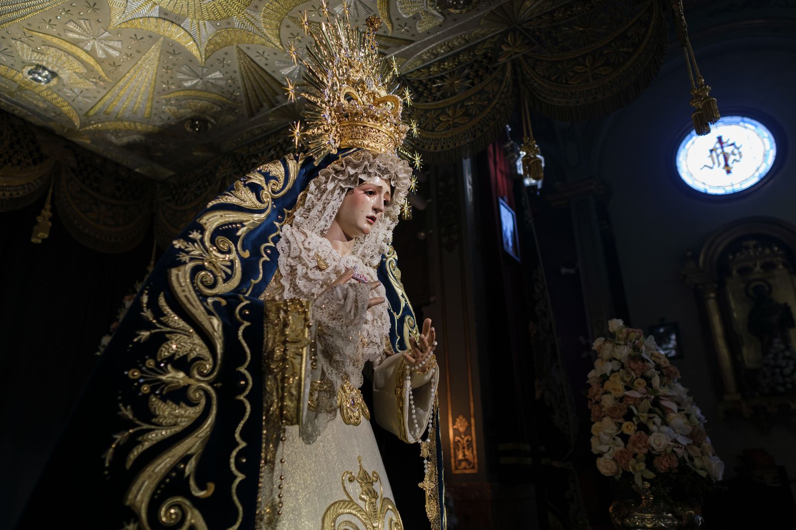 Las imágenes de la veneración a la Virgen de los Ángeles de los Negritos