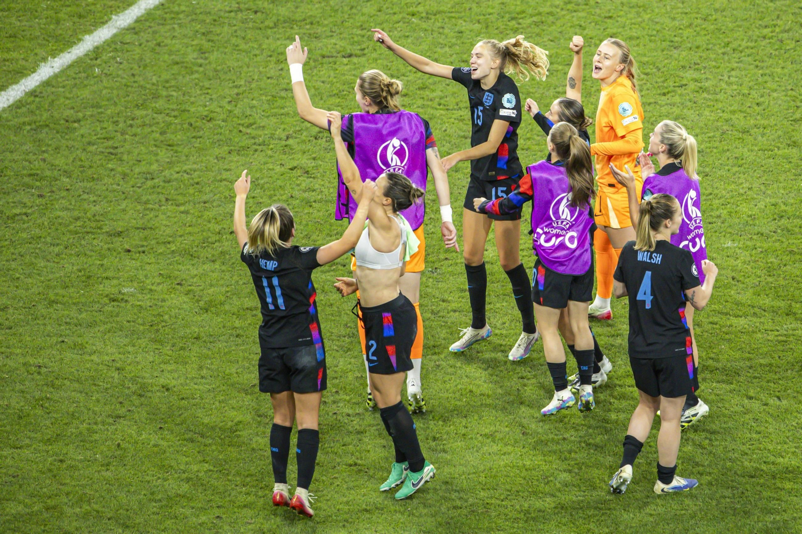 Las imágenes del Inglaterra-Italia