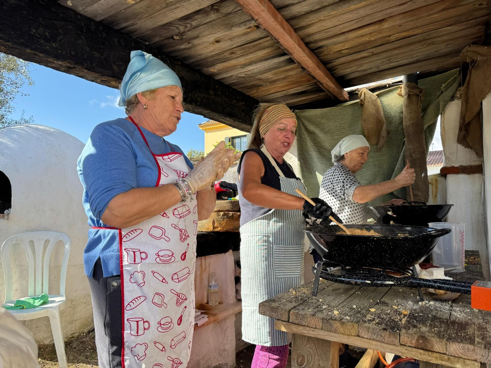 Elaboración de migas.