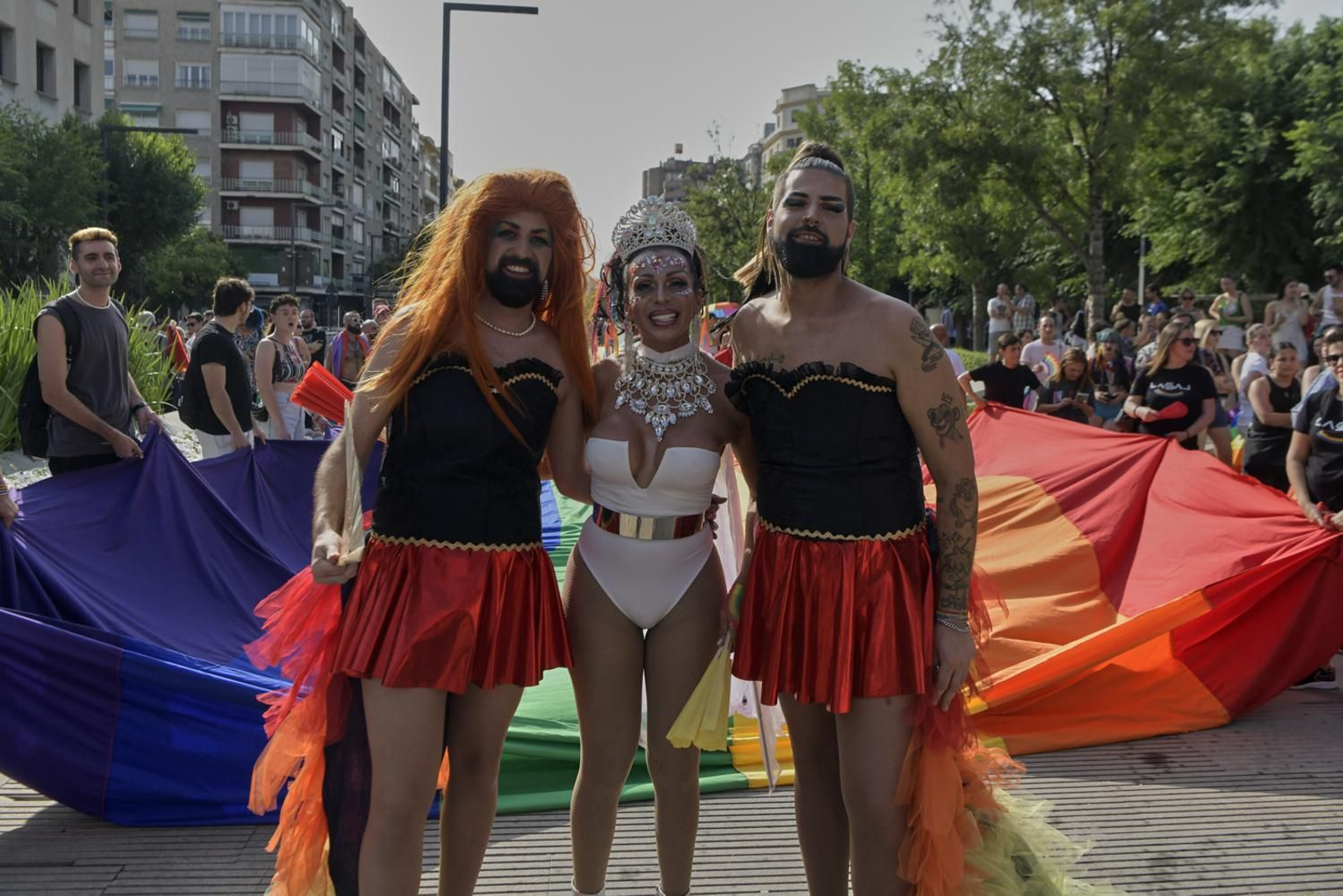 El pregón de Jedet y la marcha del Orgullo en Granada, en imágenes