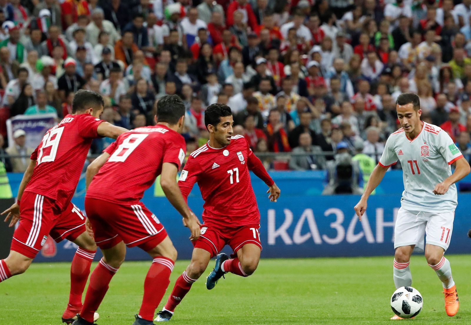 Las imágenes del Irán-España