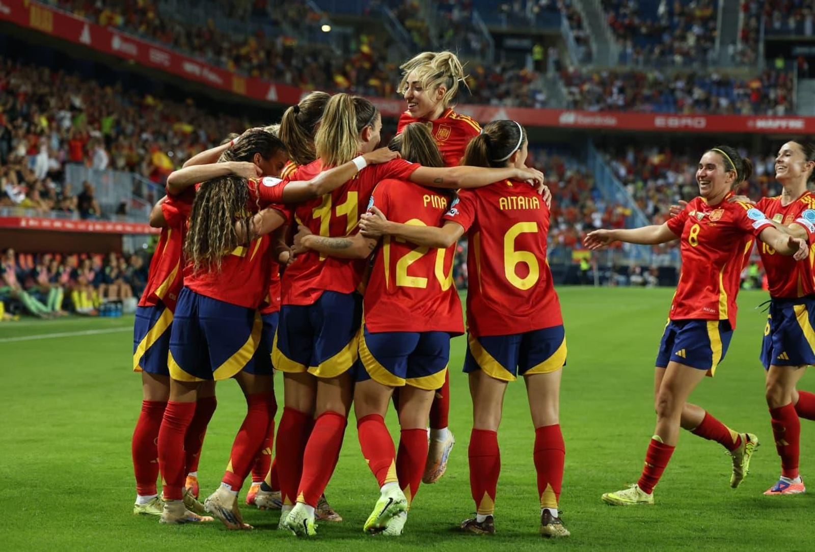 El España-Suecia de Málaga, en fotos