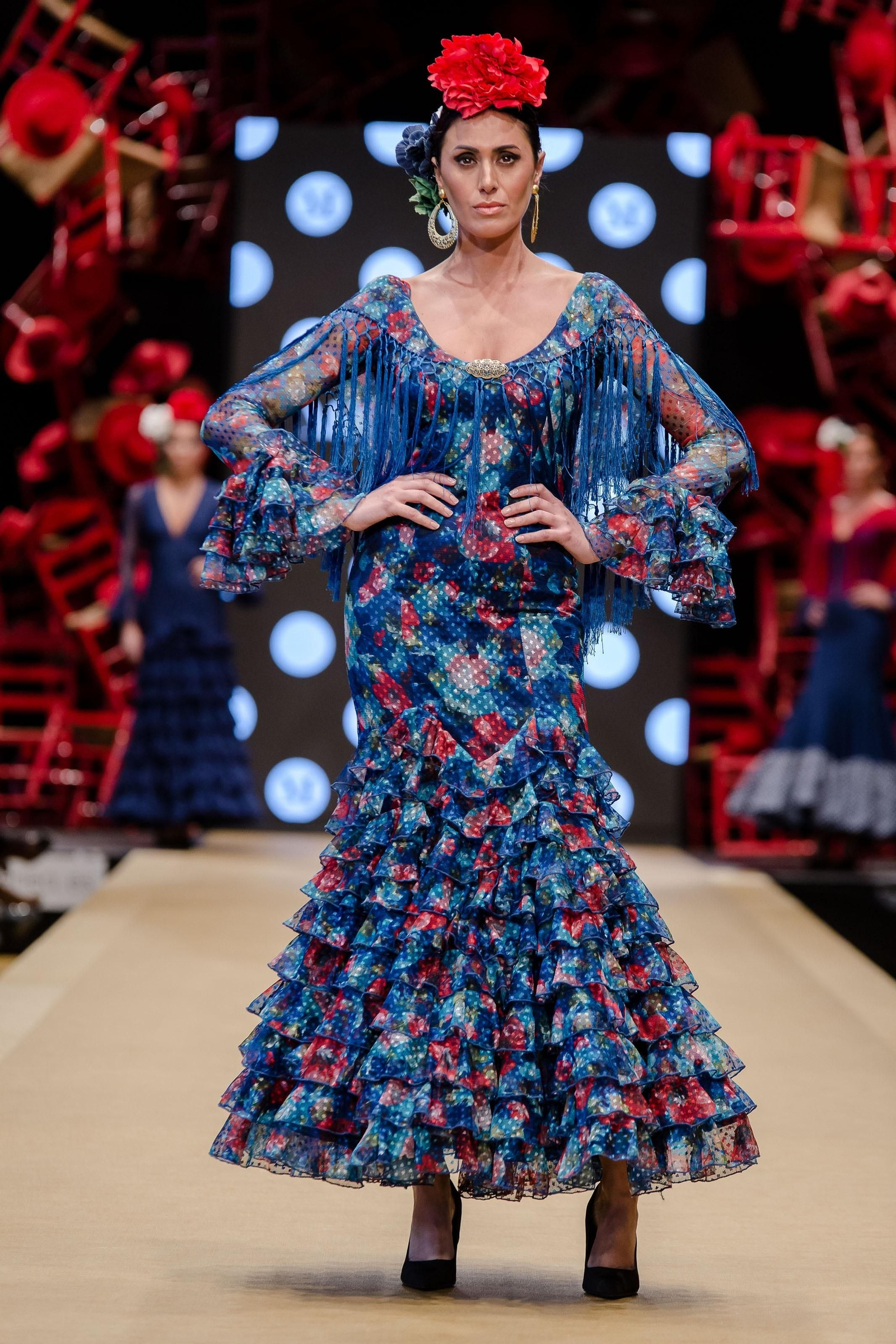 Los trajes de flamenca de flores que han conquistado 2019