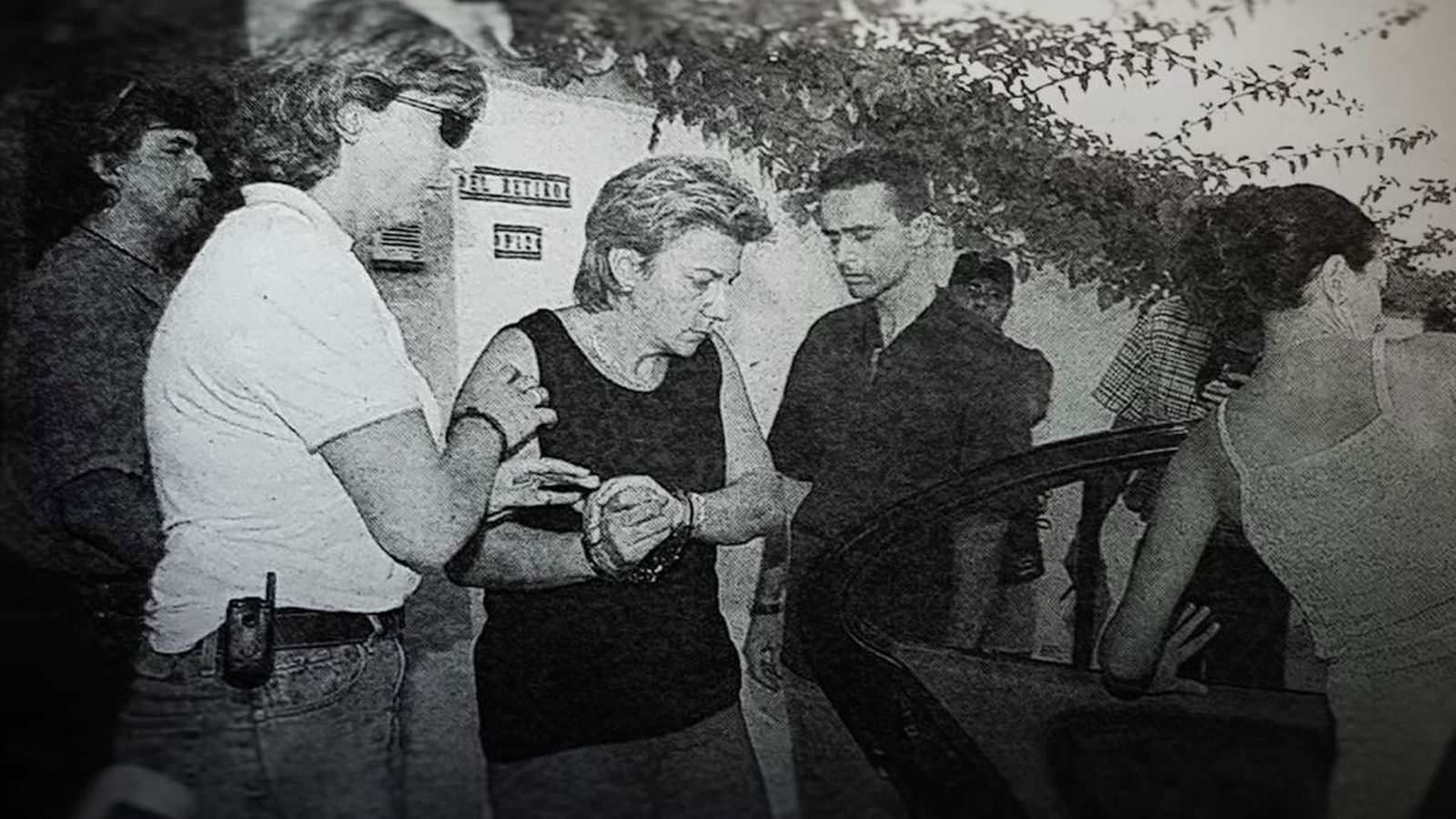 Una imagen de archivo de la detención de Dolores Vázquez.