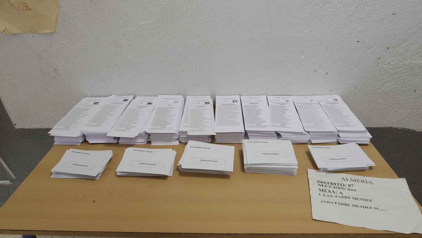 Imágenes de las votaciones en las Elecciones Municipales 2023, en Almería capital