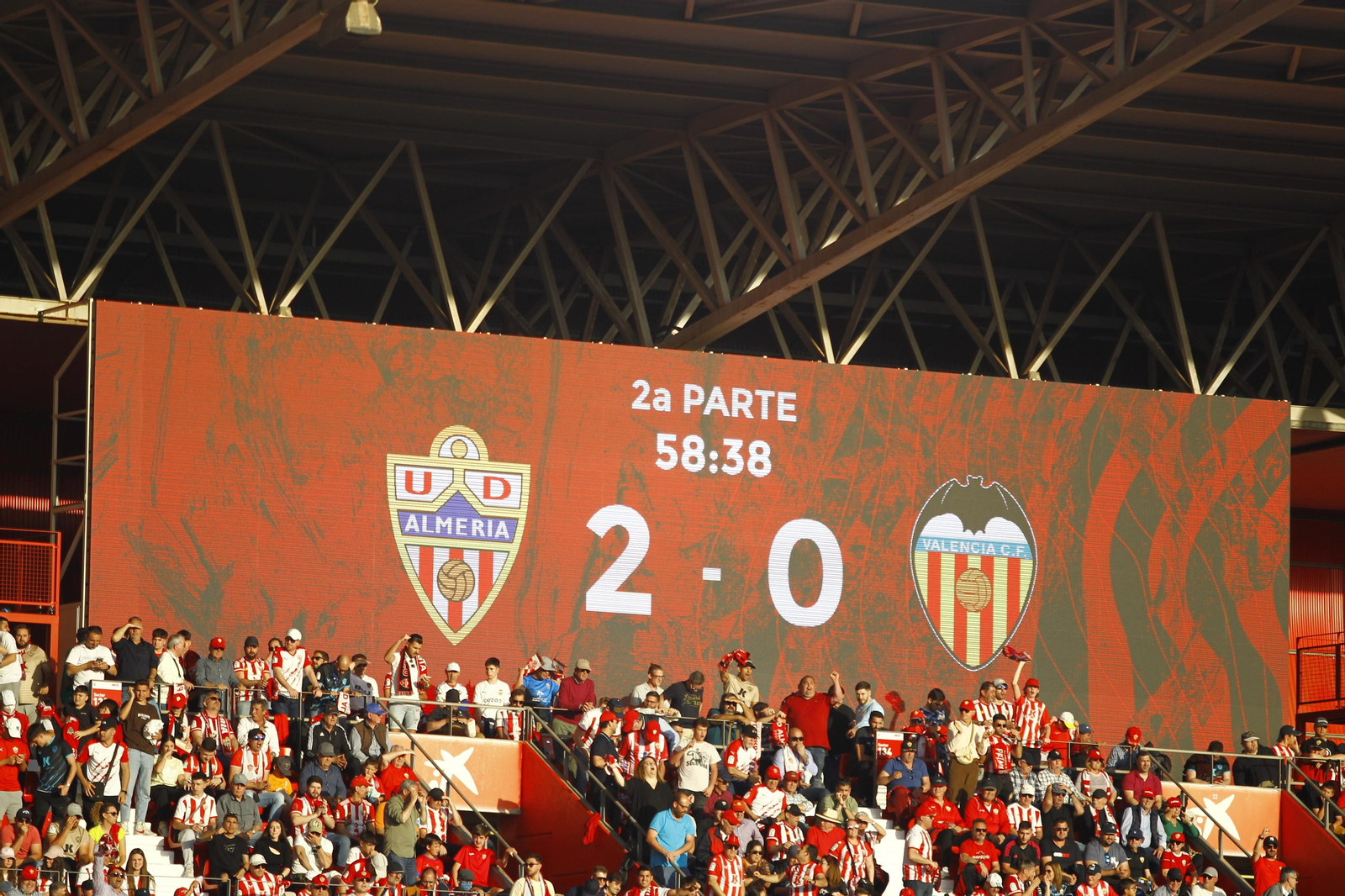 Fotogalería del partido de la Liga Santander, U.D. Almería-Valencia