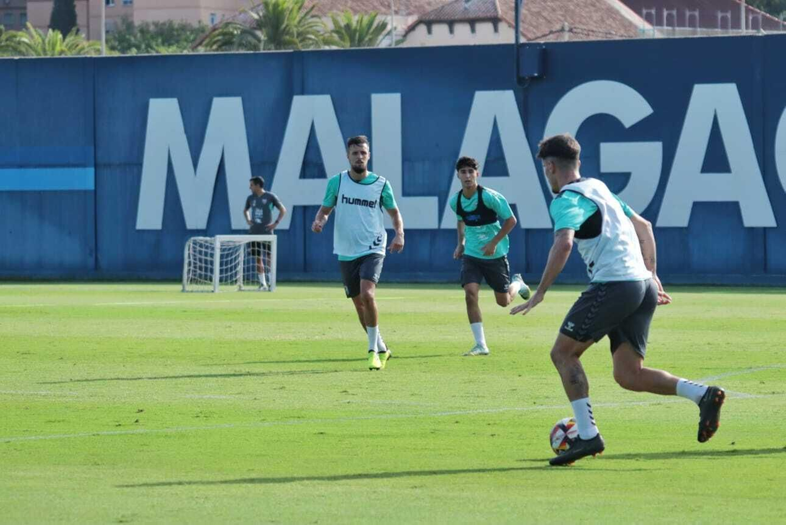 El entrenamiento del Málaga CF, en fotos