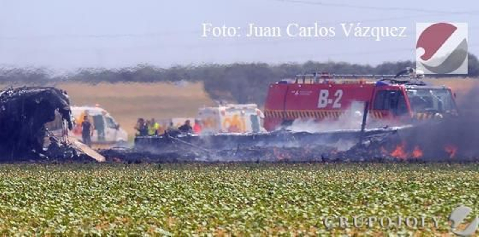 Las imágenes del accidente del A400M