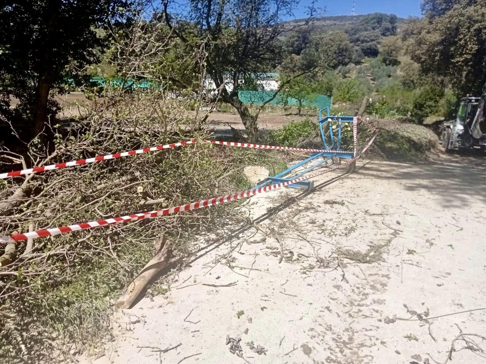 En imágenes los daños sufridos por el temporal en Charilla, Alcalá la Real