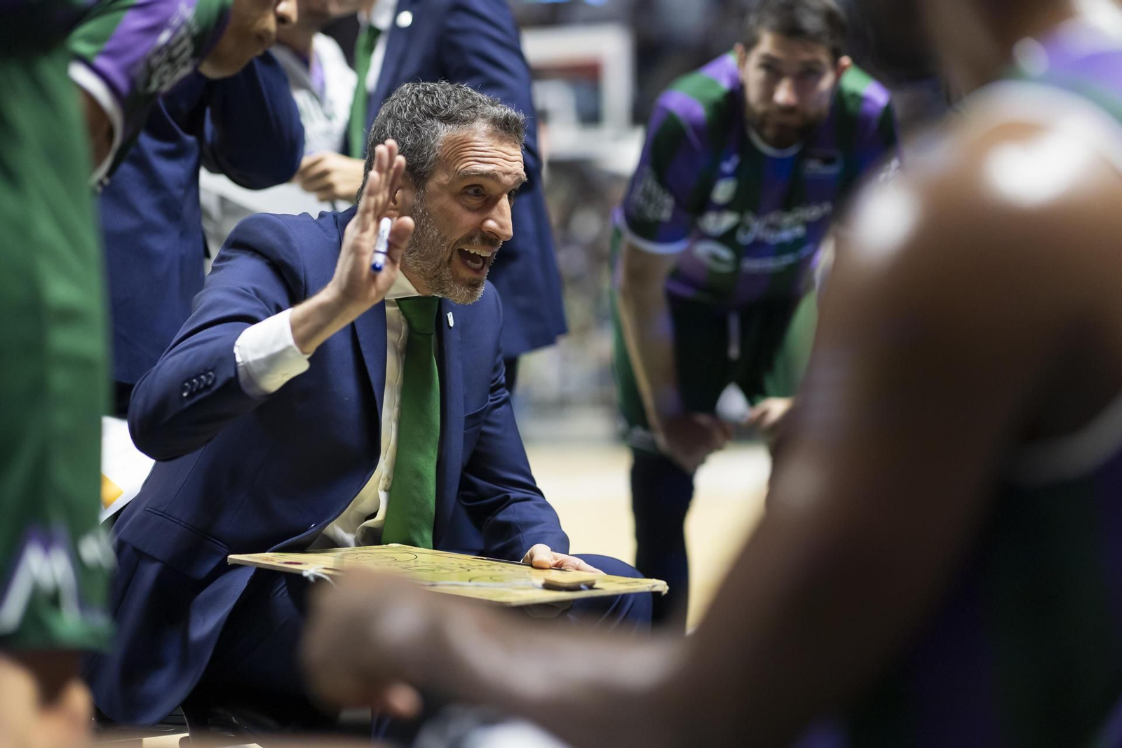 Ibon, durante el Unicaja-Casademont.