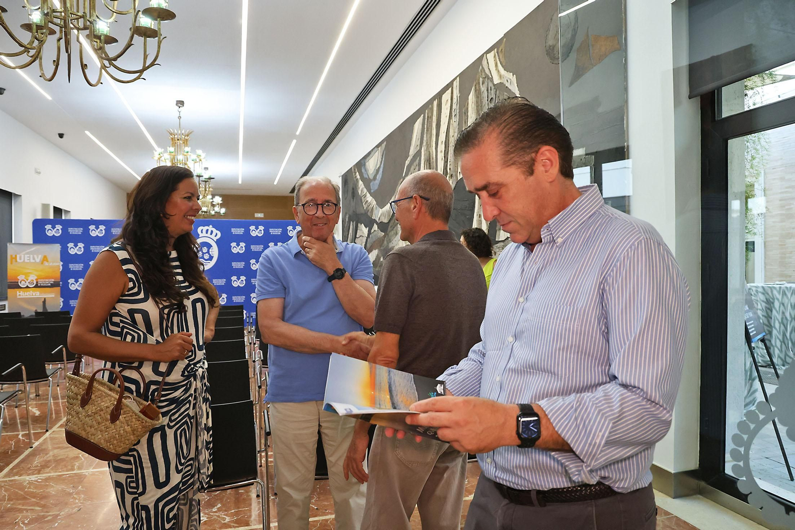 Imágenes de la presentación de la revista de Turismo "Huelva Tu Destino"