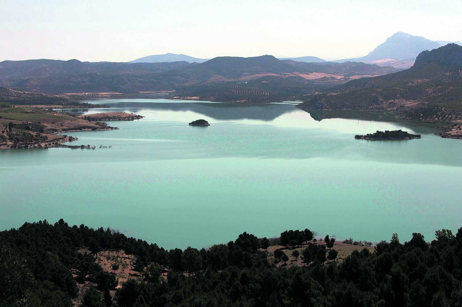 El pantano del Guadalhorce.