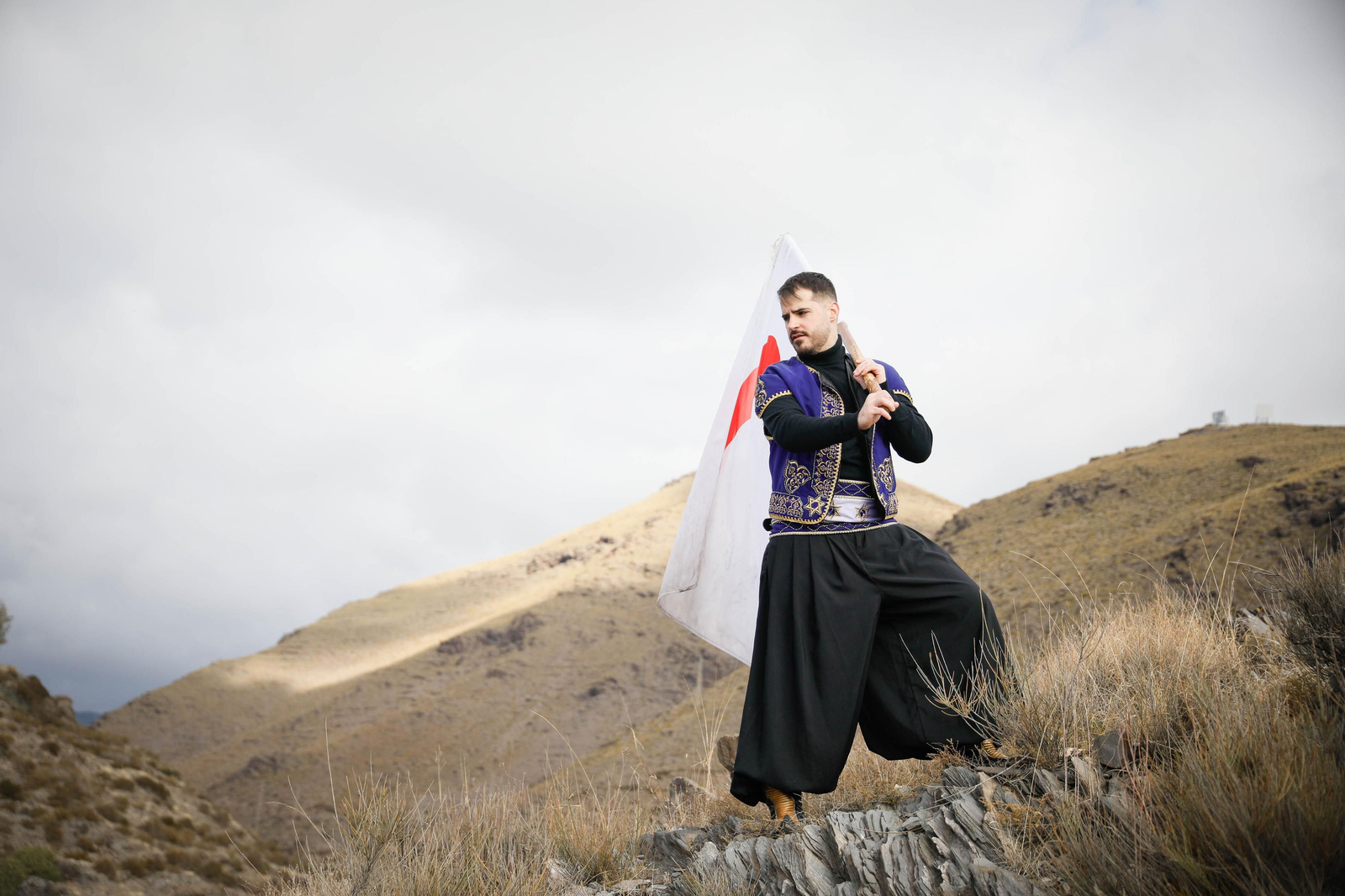 Última guerrilla en Gérgal entre moros y cristianos.