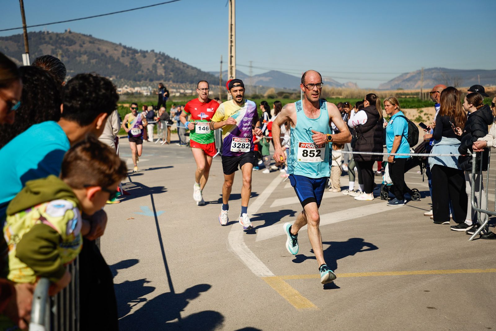 Encuéntrate en el inicio en Albolote del Gran Premio de Fondo de la Diputación