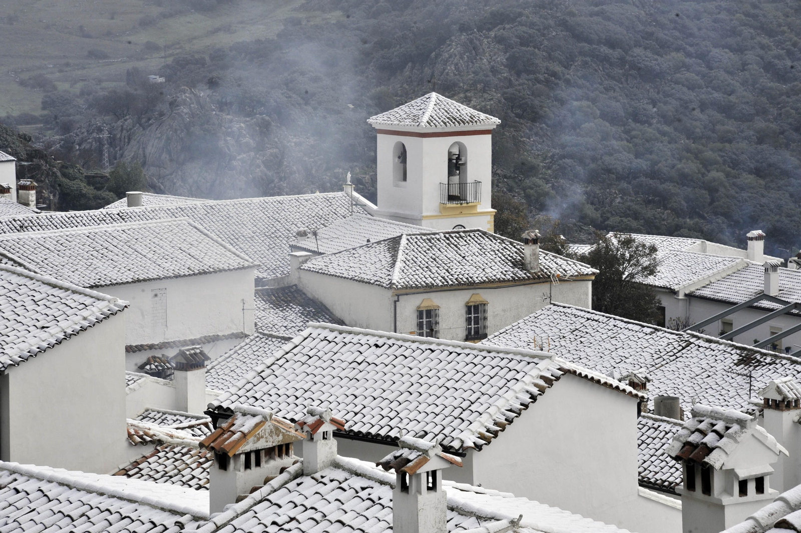 Nieve en la Sierra de Cádiz