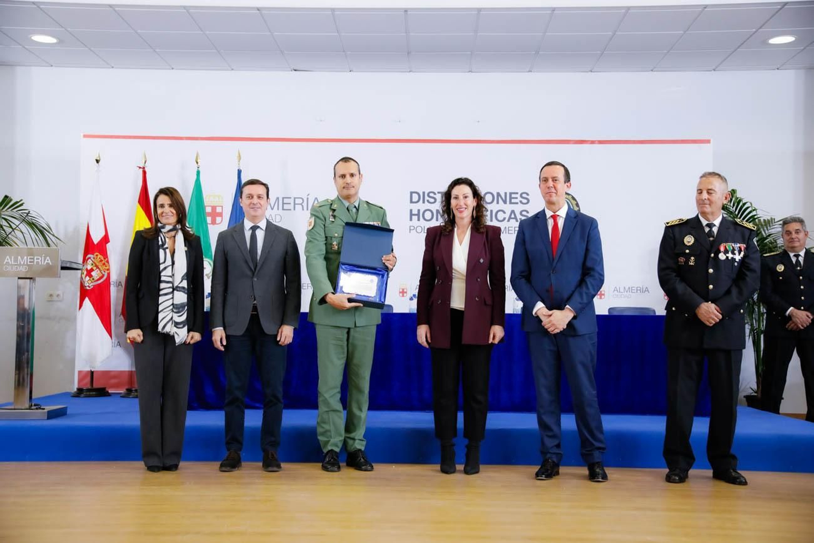 Las imágenes del la celebración de San Esteban en la Jefatura de la Policía Local