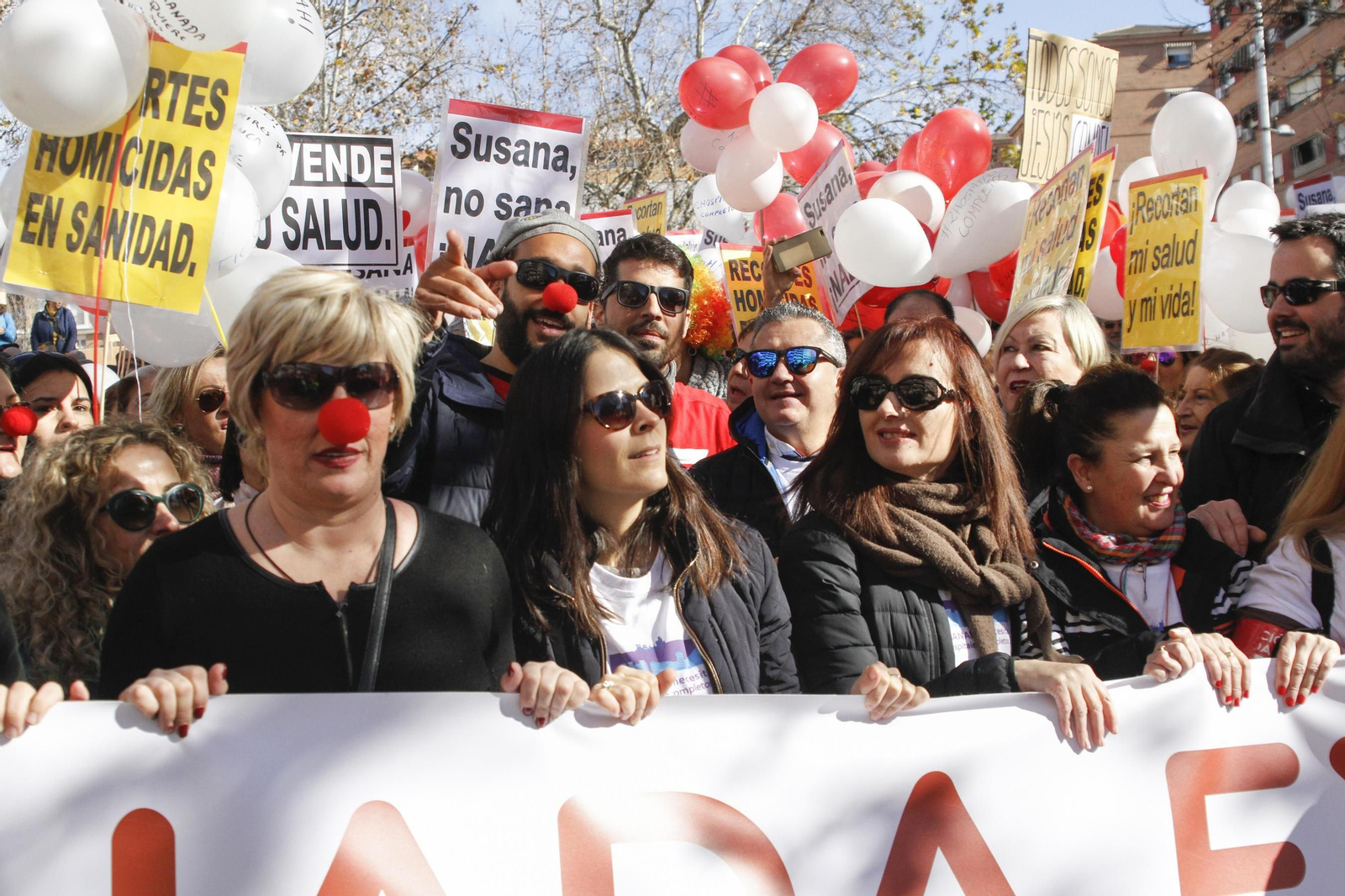 La marea blanca, en Granada