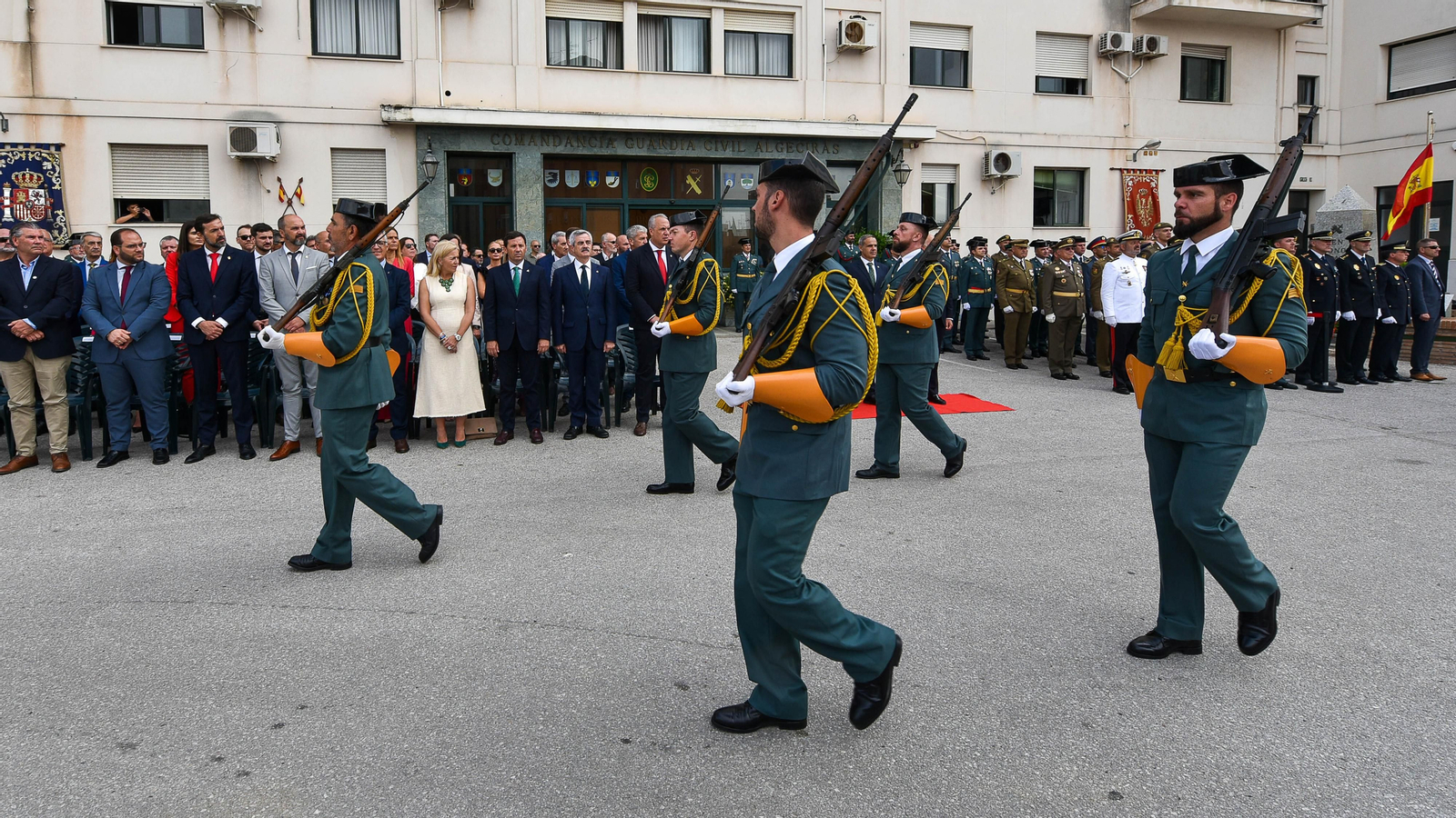 Fotos del acto por el 179 aniversario de la creación de la Guardia Civil en la Comandancia de Algeciras